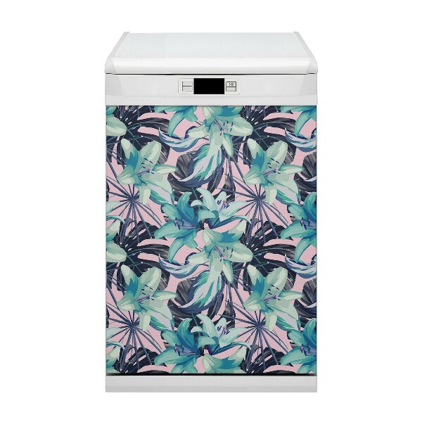 Magnet decorativ pentru mașina de spălat vase Crinii pictați