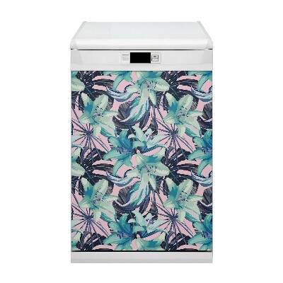 Magnet decorativ pentru mașina de spălat vase Crinii pictați