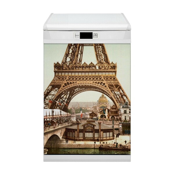 Magnet pentru masina de spalat vase Turnul retro Eiffel