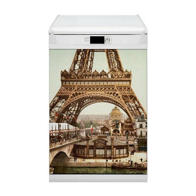 Magnet pentru masina de spalat vase Turnul retro Eiffel