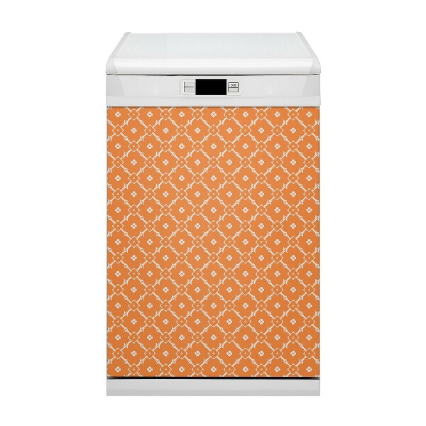 Magnet decorativ pentru mașina de spălat vase Flori portocalii
