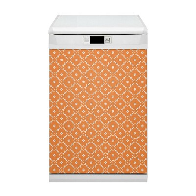Magnet decorativ pentru mașina de spălat vase Flori portocalii