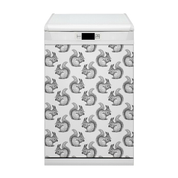 Magnet decorativ pentru mașina de spălat vase Model de veveriță
