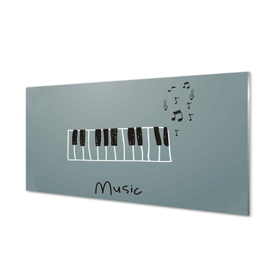 Tablouri acrilice note de pian