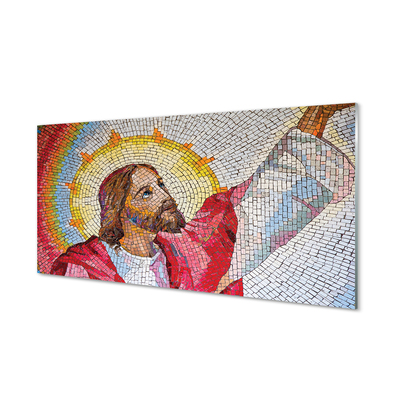 Tablouri acrilice mozaic Isus