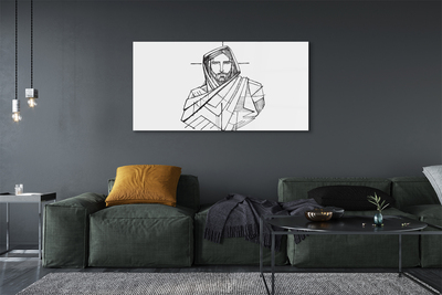 Tablouri acrilice desen Isus