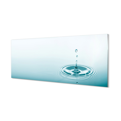 Tablouri acrilice O picătură de apă close-up