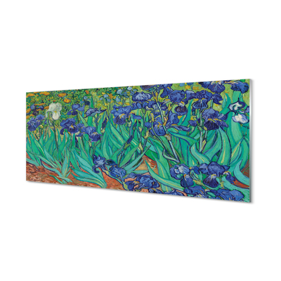 Tablouri acrilice flori de artă iriși