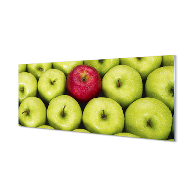 Tablouri acrilice mere verzi și roșii