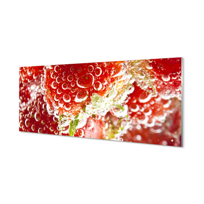 Tablouri acrilice căpșuni umede