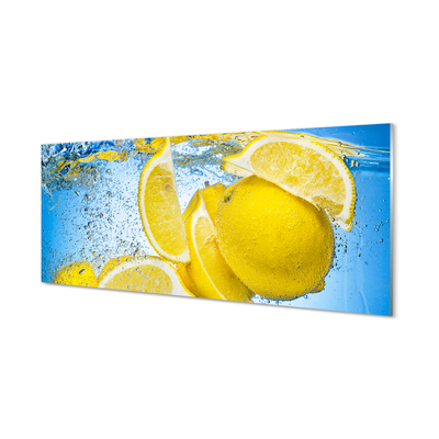 Tablouri acrilice Lemon în apă
