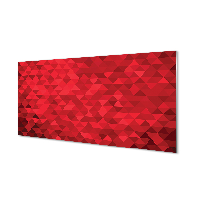 Tablouri acrilice triunghiuri model Red