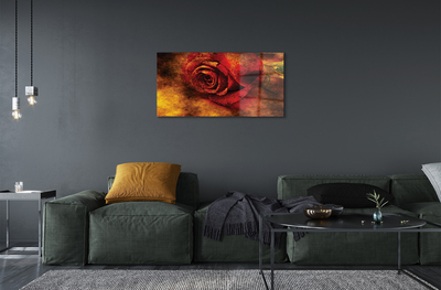 Tablouri acrilice Imaginea de trandafir