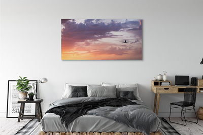 Tablouri canvas Nori aeronave ușoare cer