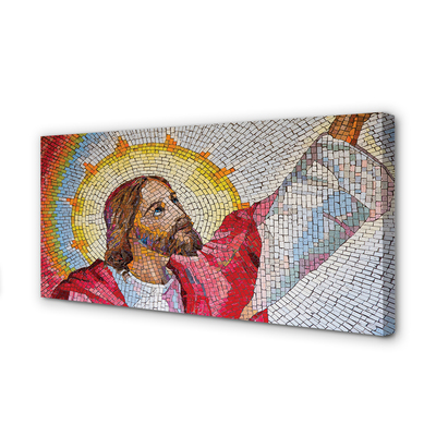 Tablouri canvas mozaic Isus