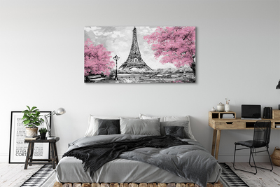 Tablouri canvas copac primăvară Paris