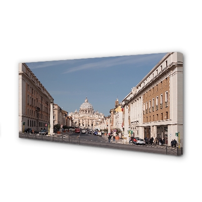 Tablouri canvas Catedrala Roma clădiri străzi