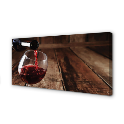 Tablouri canvas Placi de sticla de vin