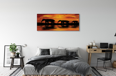 Tablouri canvas elefanți West Lake