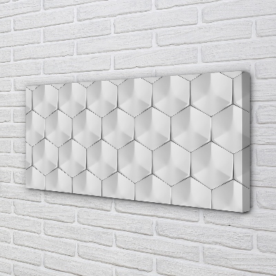 Tablouri canvas hexagoane 3d