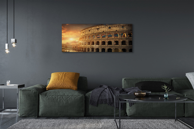 Tablouri canvas Roma Colosseum apus de soare
