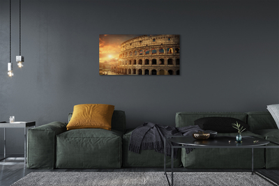 Tablouri canvas Roma Colosseum apus de soare