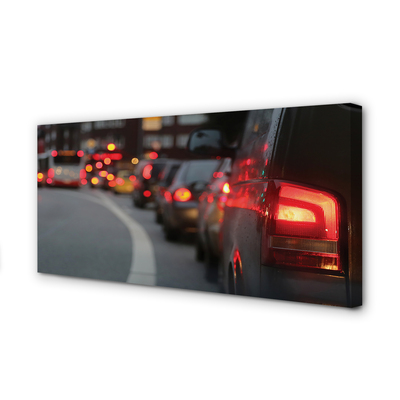 Tablouri canvas Automobile lumini de stradă plută oraș
