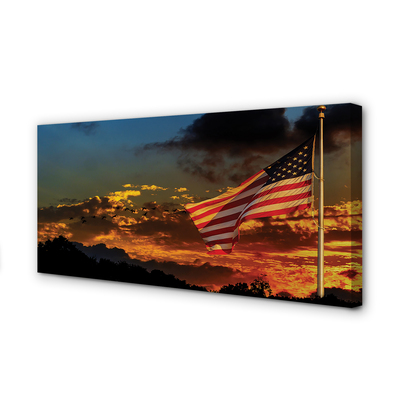 Tablouri canvas Statele Unite Flag
