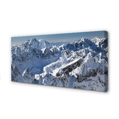 Tablouri canvas iarnă de munte