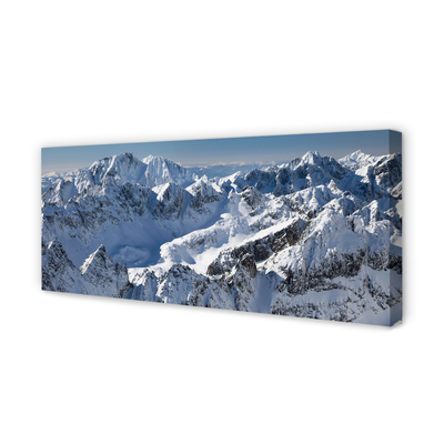 Tablouri canvas iarnă de munte