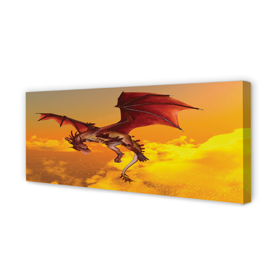 Tablouri canvas Cer nori dragon