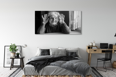 Tablouri canvas femeie bătrână
