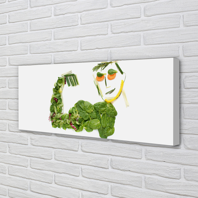 Tablouri canvas Caracter cu legume