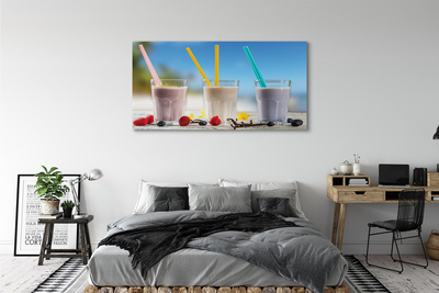 Tablouri canvas paie de sticlă colorate Cocktail