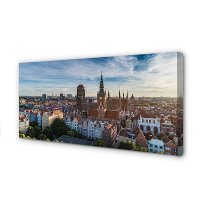 Tablouri canvas Biserica Gdańsk Panorama