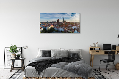 Tablouri canvas Biserica Gdańsk Panorama