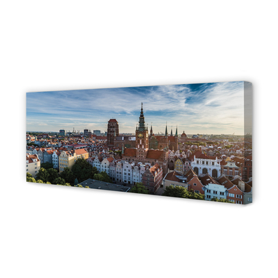 Tablouri canvas Biserica Gdańsk Panorama