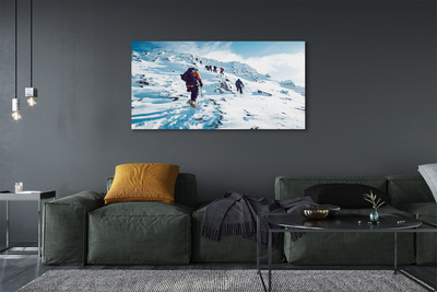 Tablouri canvas Alpinism munți în timpul iernii