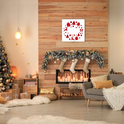 Tablou pe panza canvas Ornamente de sărbători de Crăciun