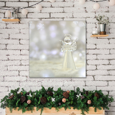 Tablou pe panza canvas Un ornament de înger din sticlă proaspătă