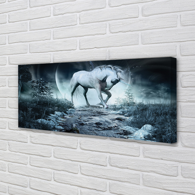 Tablouri canvas Forest Unicorn Moon
