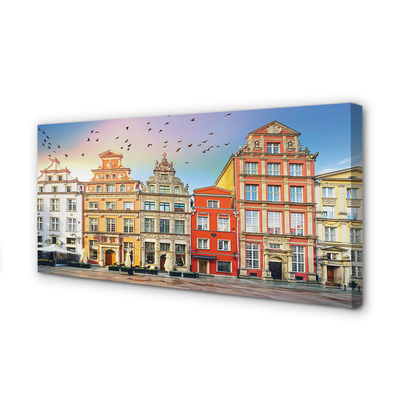 Tablouri canvas Gdańsk clădiri vechi oraș