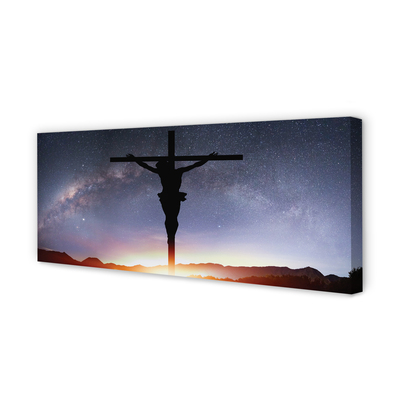 Tablouri canvas Isus răstignit cer