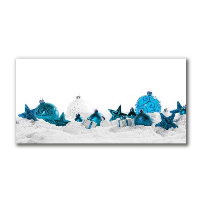 Tablou pe panza canvas Crăciun de Crăciun, ornamente de zăpadă