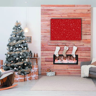 Tablou pe panza canvas Ornamente de Crăciun Decor de iarnă
