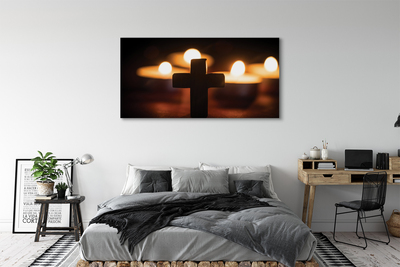 Tablouri canvas cruce de lumânări