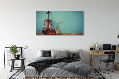 Tablouri canvas vioară trompeta