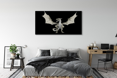 Tablouri canvas Dragon alb