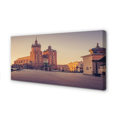 Tablouri canvas răsărit de soare Cracovia Biserica