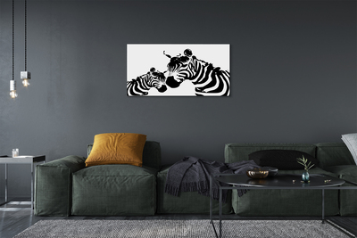Tablouri canvas zebră pictat